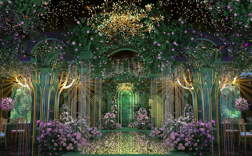 河东奇妙森林婚礼堂效果展示